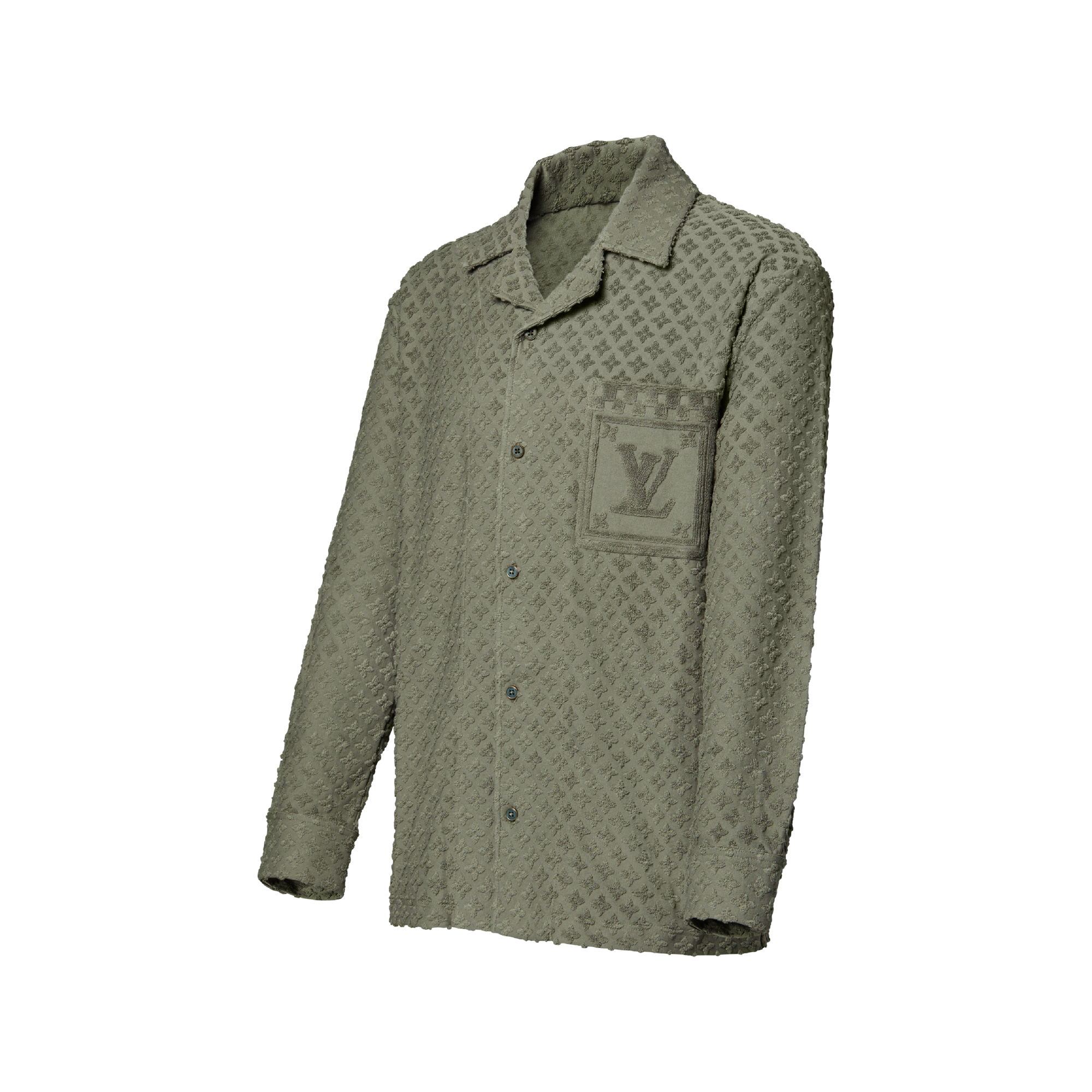 French Terry Jacquard Overshirt - Ready-to-Wear 1AHVXM | LOUIS VUITTON
